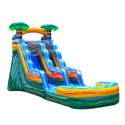 Tropical 15 Ft Slide (Wet)