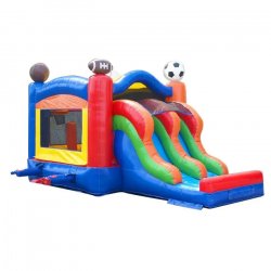 Sports Bounce House with Slide (Dry)